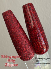 Load image into Gallery viewer, Holographic Ruby Slippers