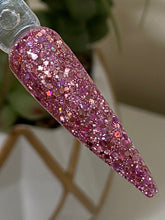 Load image into Gallery viewer, Pinkie Pie is a mix of fine and chunky holographic pink glitters. This one is extra sparkly and flashes all different colors.