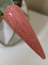Load image into Gallery viewer, Rosy Cheeks is a blush pink semi sheer base with added fine rose gold metallic glitter.