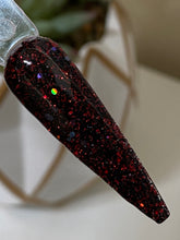 Load image into Gallery viewer, Vlad-holographic red and black glitter mix
