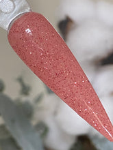 Load image into Gallery viewer, Rosy Cheeks is a blush pink semi sheer base with added fine rose gold metallic glitter.