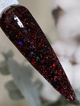 Load image into Gallery viewer, Vlad-holographic red and black glitter mix