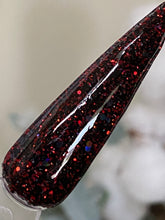 Load image into Gallery viewer, Vlad-holographic red and black glitter mix
