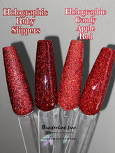 Load image into Gallery viewer, Holographic Candy Apple Red