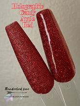 Load image into Gallery viewer, Holographic Candy Apple Red