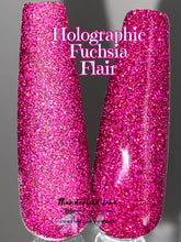 Load image into Gallery viewer, Holographic Fuchsia Flair