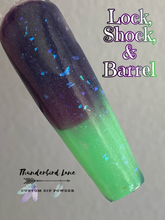 Load image into Gallery viewer, Lock, Shock, and Barrel Triple Thermal Glow