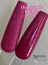 Load image into Gallery viewer, Holographic Fuchsia Flair