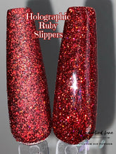 Load image into Gallery viewer, Holographic Ruby Slippers