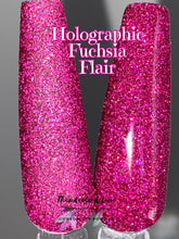 Load image into Gallery viewer, Holographic Fuchsia Flair