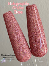 Load image into Gallery viewer, Holographic Golden Rose