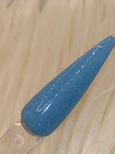 Load image into Gallery viewer, #blankstares is a pale icy blue with icy blue sparkles throughout.