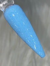 Load image into Gallery viewer, #blankstares is a pale icy blue with icy blue sparkles throughout.