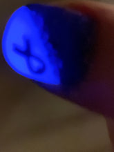 Load image into Gallery viewer, White Out Purple/Blue Glow