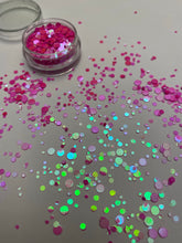 Load image into Gallery viewer, Double Bubble Polka Dot Glitter