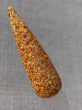 Load image into Gallery viewer, Country Dijon- Matte ivory and white fine glitter with holographic golden honey colored fine and small chunky glitter