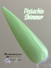 Load image into Gallery viewer, Pistachio shimmer dip powder