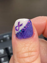 Load image into Gallery viewer, White Out Purple/Blue Glow