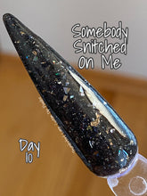 Load image into Gallery viewer, Charcoal Shimmer with holographic graphite shards