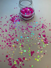 Load image into Gallery viewer, Double Bubble Polka Dot Glitter