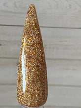 Load image into Gallery viewer, Country Dijon- Matte ivory and white fine glitter with holographic golden honey colored fine and small chunky glitter