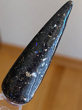 Load image into Gallery viewer, Charcoal Shimmer with holographic graphite shards