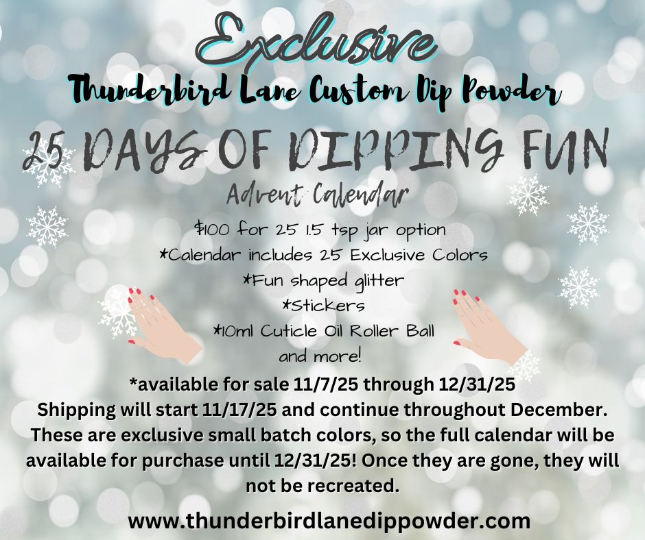 25 Days of Dip-Mas Advent Calendar  1.5 TSP Jar