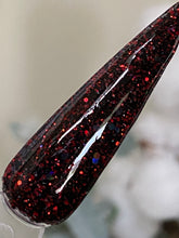 Load image into Gallery viewer, Vlad-holographic red and black glitter mix
