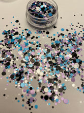 Load image into Gallery viewer, Mystic Magic Satin Polka Dot Glitter
