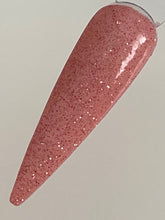 Load image into Gallery viewer, Rosy Cheeks is a blush pink semi sheer base with added fine rose gold metallic glitter.
