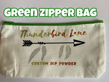 Load image into Gallery viewer, Green Zipper Bag
